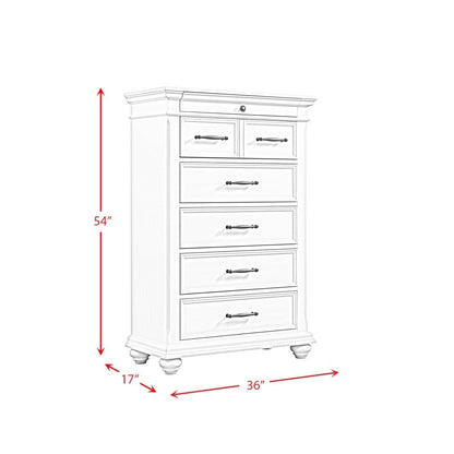 Picket House Furnishings - Brooks 6-Drawer Chest in Black - SR800CH veiw 10