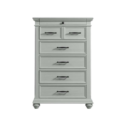 Picket House Furnishings - Brooks 6-Drawer Chest in Grey - SR300CH veiw 2