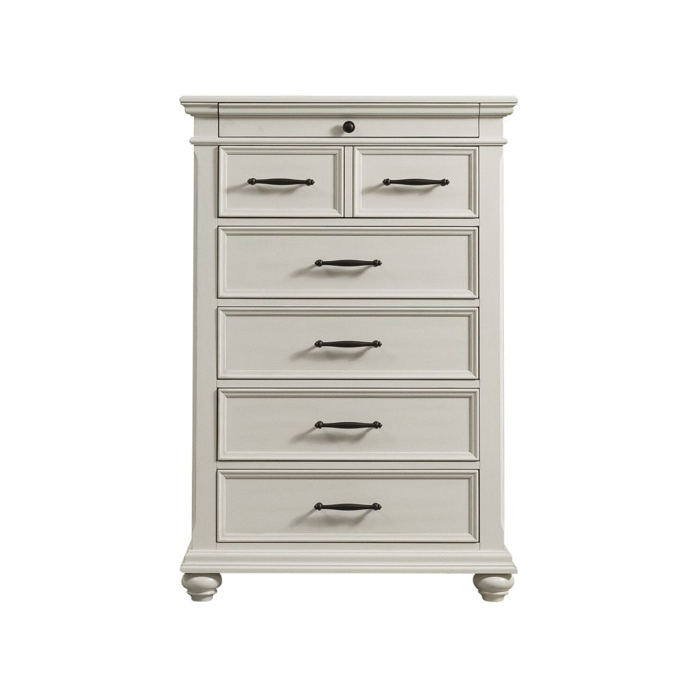 Picket House Furnishings - Brooks 6-Drawer Chest in White - SR600CH veiw 2