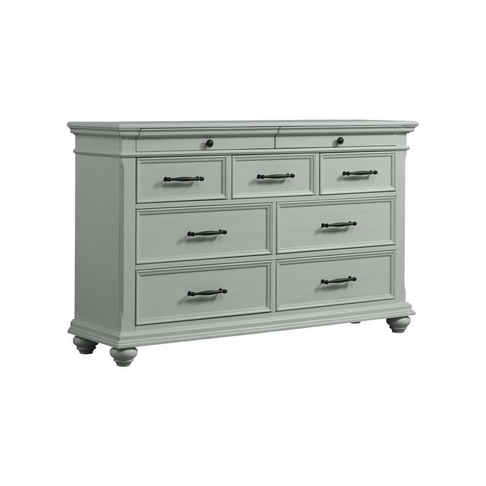 Picket House Furnishings - Brooks 9-Drawer Dresser in Grey - SR300DR veiw 1