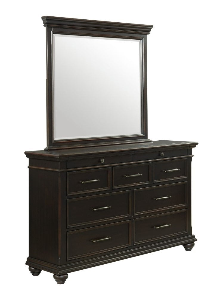 Picket House Furnishings - Brooks 9-Drawer Dresser with Mirror in Black - SR800DRMR veiw 1