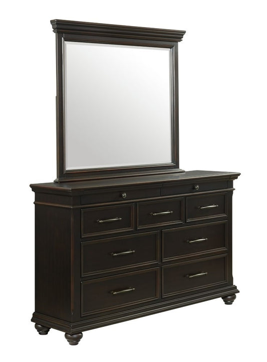 Picket House Furnishings - Brooks 9-Drawer Dresser with Mirror in Black - SR800DRMR veiw 1
