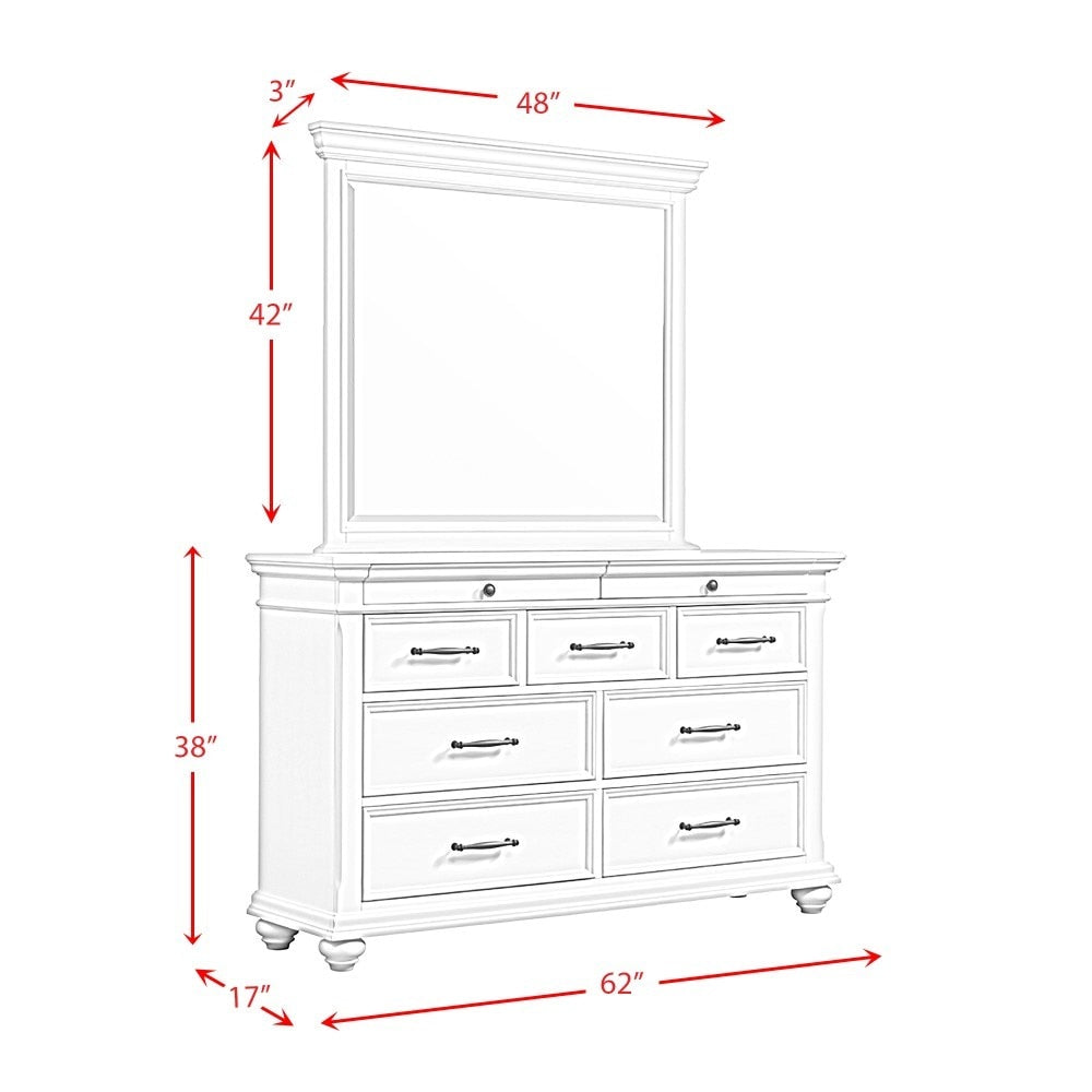 Picket House Furnishings - Brooks 9-Drawer Dresser with Mirror in Black - SR800DRMR veiw 12