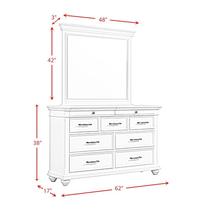 Picket House Furnishings - Brooks 9-Drawer Dresser with Mirror in Black - SR800DRMR veiw 12