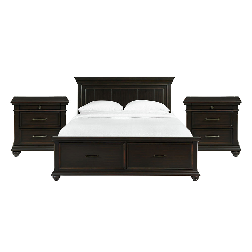 Picket House Furnishings - Brooks King Platform Storage 3PC Bedroom Set - SR850KBNS2 view 1