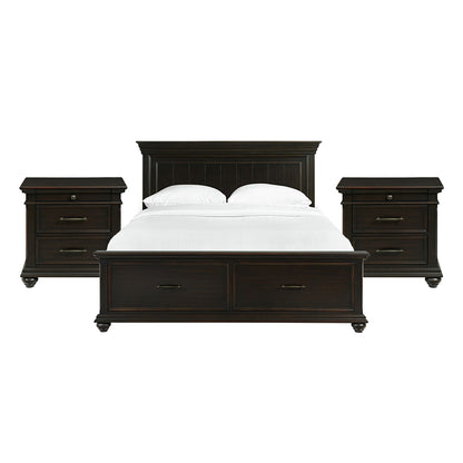Picket House Furnishings - Brooks King Platform Storage 3PC Bedroom Set - SR850KBNS2 view 1