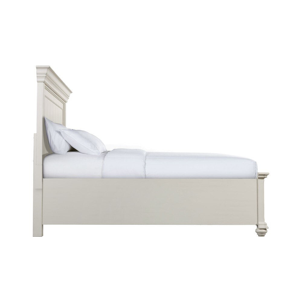 Picket House Furnishings - Brooks King Platform Storage 4PC Bedroom Set in White - SR650KB4PC veiw 3