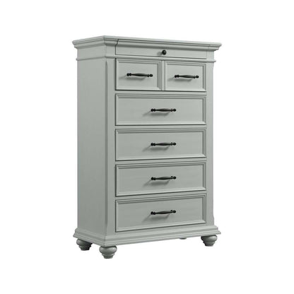 Picket House Furnishings - Brooks King Platform Storage 5PC Bedroom Set in Grey - SR350KB5PC veiw 3