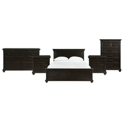 Picket House Furnishings - Brooks King Platform Storage 5PC Bedroom Set - SR850KBNSDRC view 1