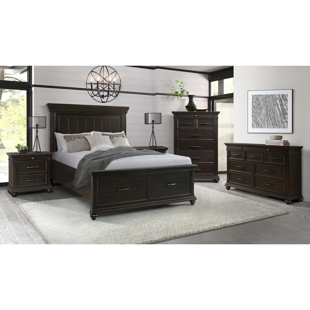 Picket House Furnishings - Brooks King Platform Storage 5PC Bedroom Set - SR850KBNSDRC view 3
