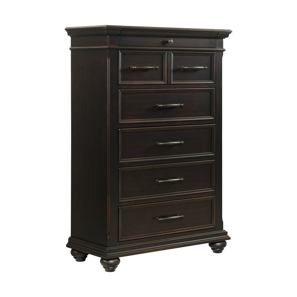 Picket House Furnishings - Brooks King Platform Storage 6PC Bedroom Set in Black - SR850KB6PC veiw 4