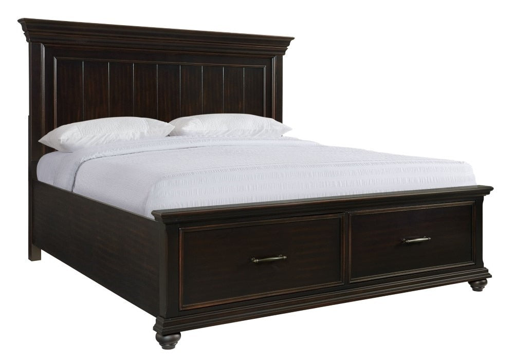 Picket House Furnishings - Brooks King Platform Storage Bed in Black - SR850KB veiw 1