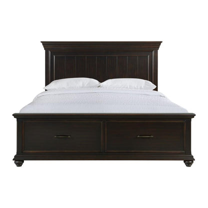 Picket House Furnishings - Brooks King Platform Storage Bed in Black - SR850KB veiw 2