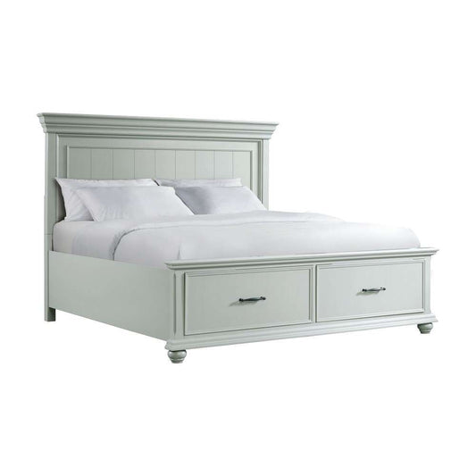 Picket House Furnishings - Brooks King Platform Storage Bed in Grey - SR350KB veiw 1