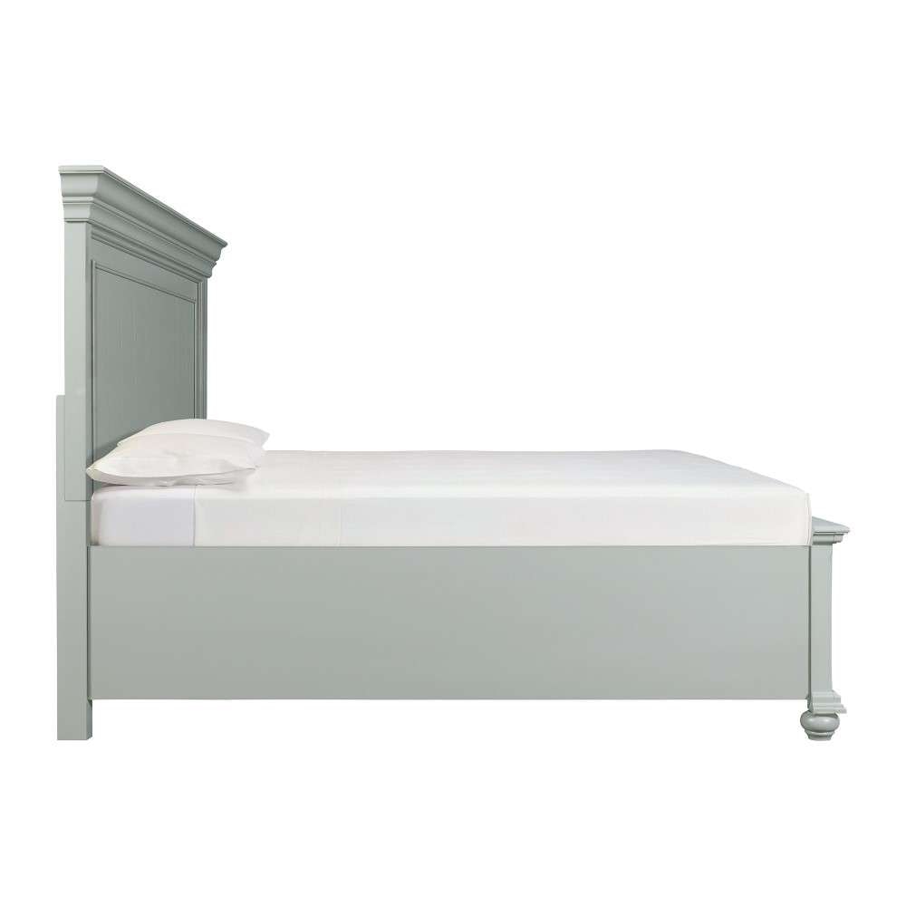 Picket House Furnishings - Brooks King Platform Storage Bed in Grey - SR350KB veiw 3