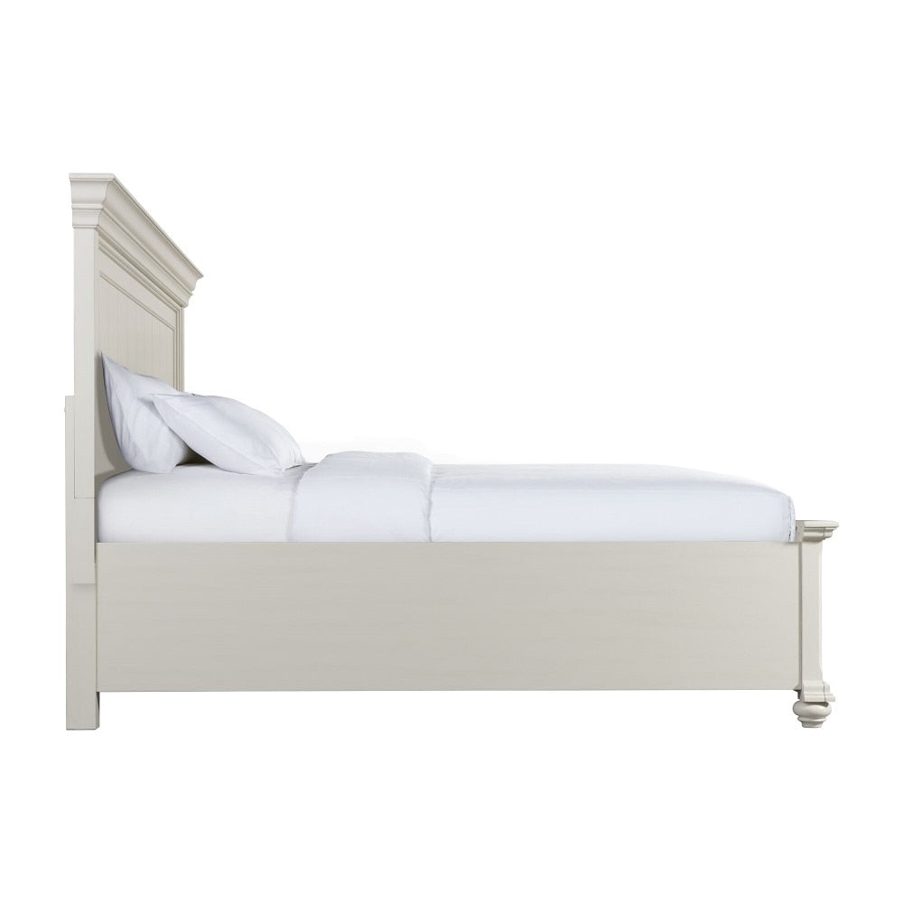 Picket House Furnishings - Brooks King Platform Storage Bed in White - SR650KB veiw 3