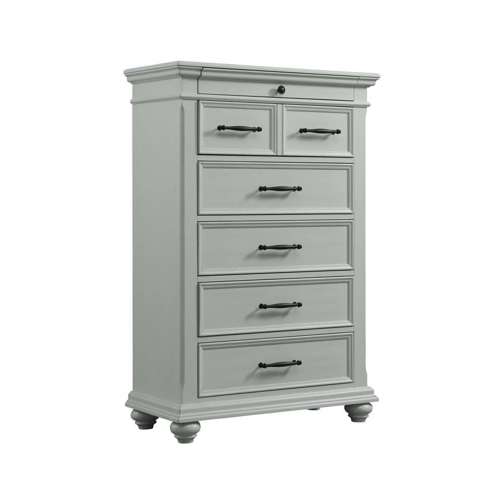 Picket House Furnishings - Brooks Queen Platform Storage 3PC Bedroom Set in Grey - SR350QB3PC veiw 2