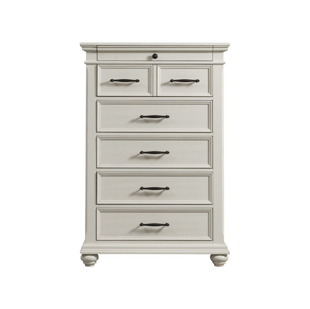 Picket House Furnishings - Brooks Queen Platform Storage 3PC Bedroom Set in White - SR650QB3PC veiw 8