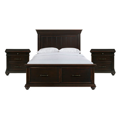 Picket House Furnishings - Brooks Queen Platform Storage 3PC Bedroom Set - SR850QBNS2 view 1