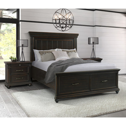 Picket House Furnishings - Brooks Queen Platform Storage 3PC Bedroom Set - SR850QBNS2 view 3