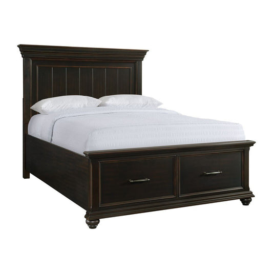 Picket House Furnishings - Brooks Queen Platform Storage 4PC Bedroom Set in Black - SR850QB4PC veiw 2