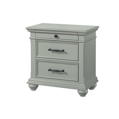 Picket House Furnishings - Brooks Queen Platform Storage 5PC Bedroom Set in Grey - SR350QB5PC veiw 4