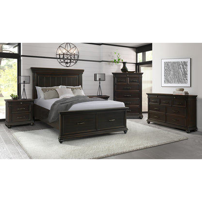 Picket House Furnishings - Brooks Queen Platform Storage 5PC Bedroom Set - SR850QBNSDRC view 3