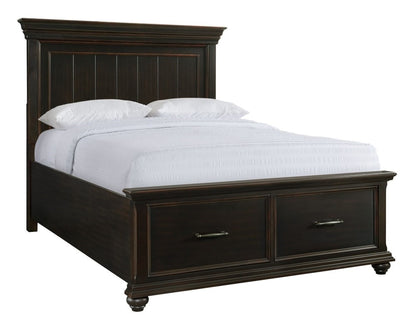 Picket House Furnishings - Brooks Queen Platform Storage Bed in Black - SR850QB veiw 1