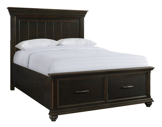Picket House Furnishings - Brooks Queen Platform Storage Bed in Black - SR850QB veiw 1