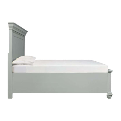 Picket House Furnishings - Brooks Queen Platform Storage Bed in Grey - SR350QB veiw 3