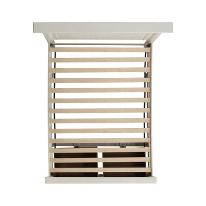 Picket House Furnishings - Brooks Queen Platform Storage Bed in White - SR650QB veiw 4