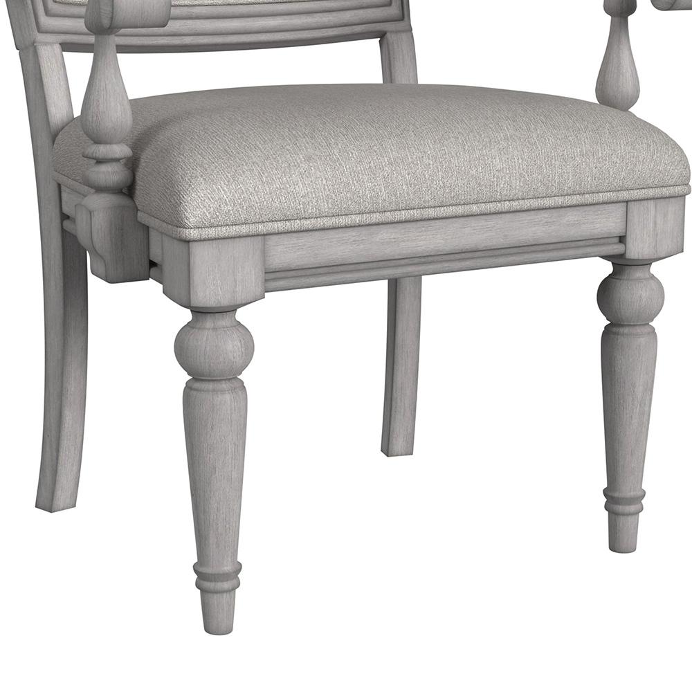 Picket House Furnishings - Brookstone 7PC Standard Height Dining Set in Aged Grey-Table, Four Chairs and Two Arm Chairs - D-14210-3-DTAC-7PC veiw 5