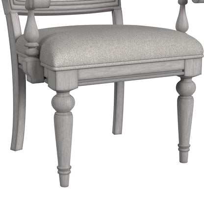 Picket House Furnishings - Brookstone 7PC Standard Height Dining Set in Aged Grey-Table, Four Chairs and Two Arm Chairs - D-14210-3-DTAC-7PC veiw 5