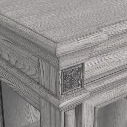 Picket House Furnishings - Brookstone Curio in Aged Grey - D-14210-3-CU veiw 3