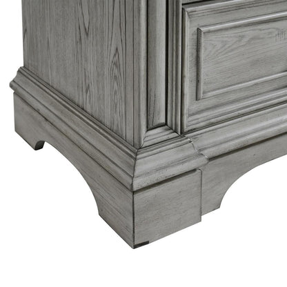 Picket House Furnishings - Brookstone Dresser and Mirror Set in Aged Grey - B-14210-3-DRMR veiw 3