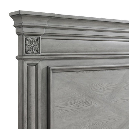 Picket House Furnishings - Brookstone King Panel 3PC Bedroom Set in Aged Grey - B-14210-3-KB-3PC veiw 5