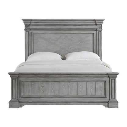 Picket House Furnishings - Brookstone King Panel Bed in Aged Grey - B-14210-3-KB veiw 2