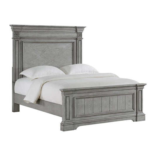 Picket House Furnishings - Brookstone Queen Panel 3PC Bedroom Set in Aged Grey - B-14210-3-QB-3PC veiw 2