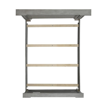 Picket House Furnishings - Brookstone Queen Panel Bed in Aged Grey - B-14210-3-QB veiw 4