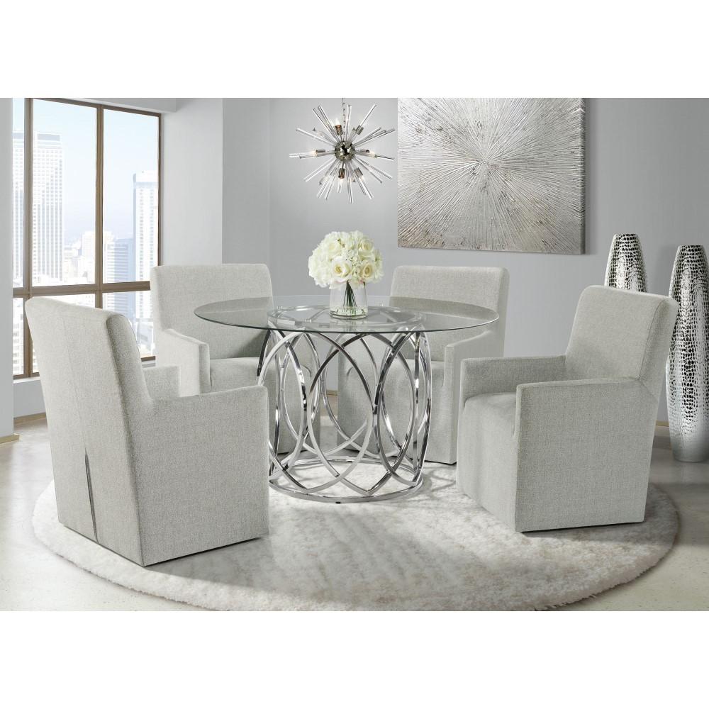 Picket House Furnishings - Cade Upholstered Arm Chair (Set of 2) - CNO300AC veiw 4