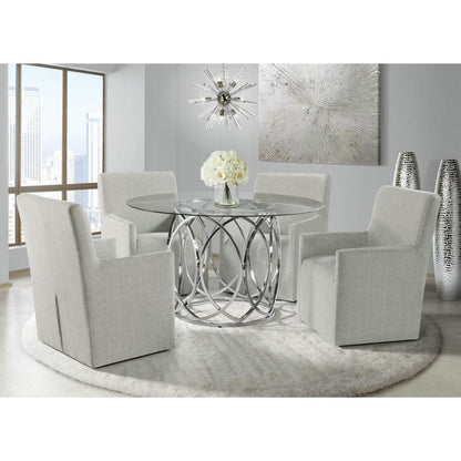 Picket House Furnishings - Cade Upholstered Arm Chair (Set of 2) - CNO300AC veiw 4