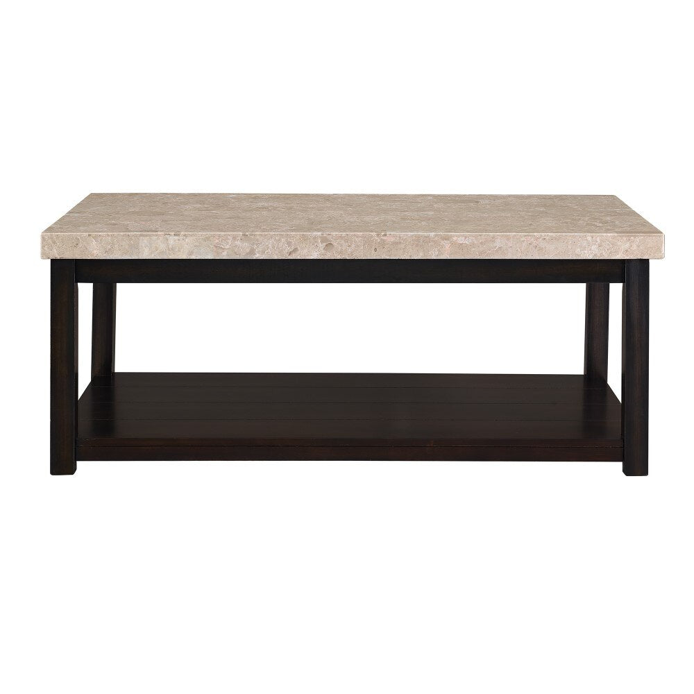 Picket House Furnishings - Caleb 2Pc Occasional Table Set Coffee Table And End Table in Espresso - CKS1002PC veiw 3