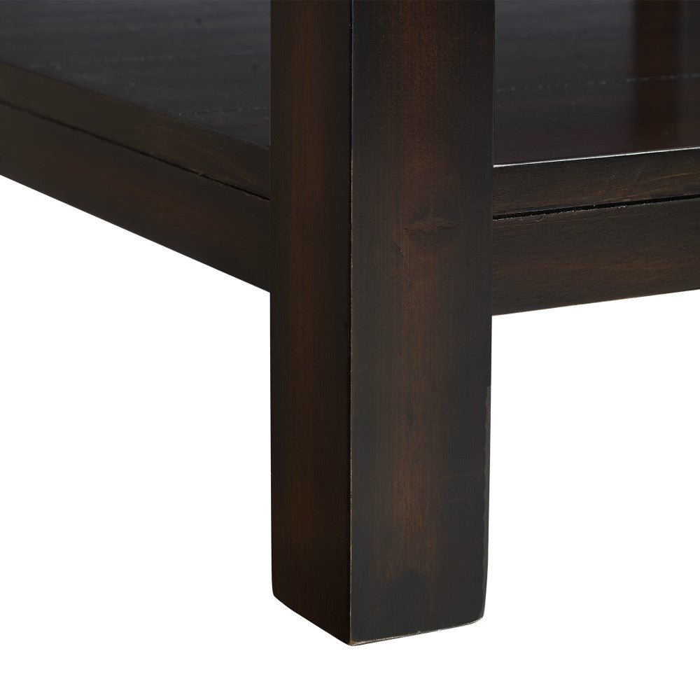 Picket House Furnishings - Caleb End Table With Marble Top in Espresso - CKS100ETE veiw 7