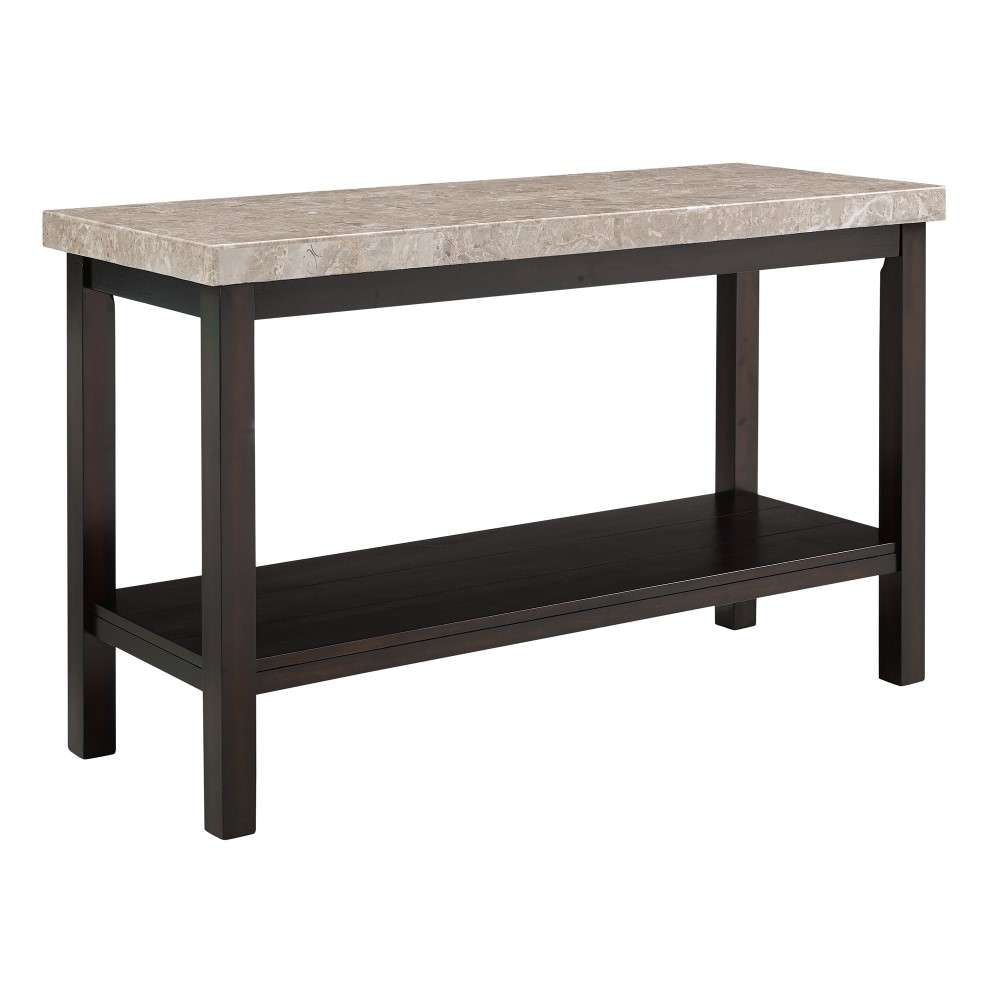 Picket House Furnishings - Caleb Sofa Table w/ Marble Top - CKS100STE veiw 2
