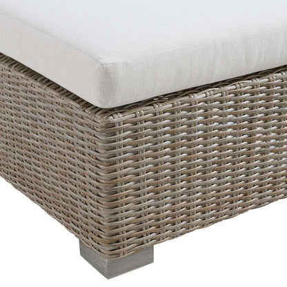 Picket House Furnishings - Camal Chaise Lounge - Tan and Olefin White Cream - O-10880-10310-110 veiw 5