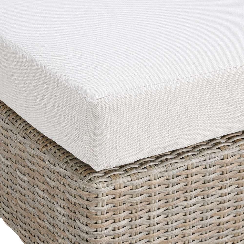 Picket House Furnishings - Camal Ottoman - Tan and Olefin White Cream - O-10880-10310-000 veiw 4