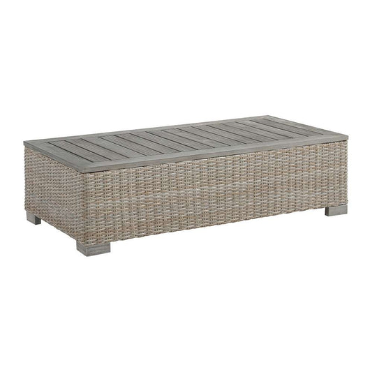 Picket House Furnishings - Camal Rectangular Coffee Table - Tan - O-10880-5-CT veiw 1