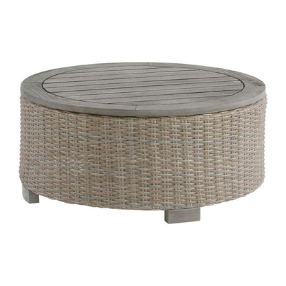 Picket House Furnishings - Camal Round Coffee Table - Tan - O-10880-5-RCT veiw 2
