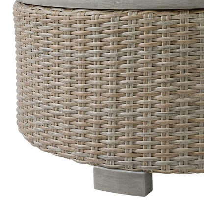 Picket House Furnishings - Camal Round Coffee Table - Tan - O-10880-5-RCT veiw 4
