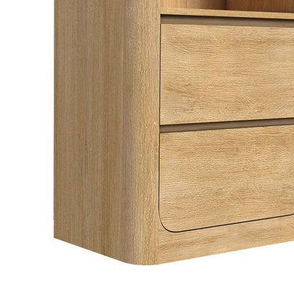 Picket House Furnishings - Camelot 4PC Entertainment Unit With 71" TV Console in Natural - LA-16860-6-TV1-4PC view 8